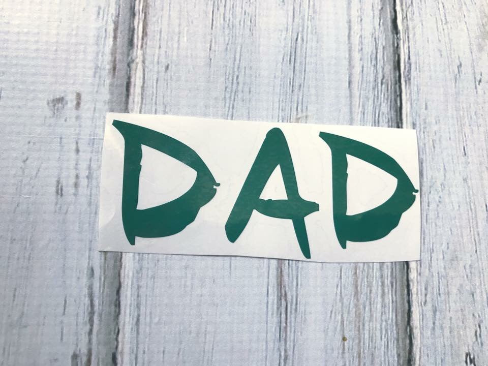 Dad vinyl decal
