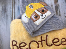 Paw Patrol Rubble Hooded Towel