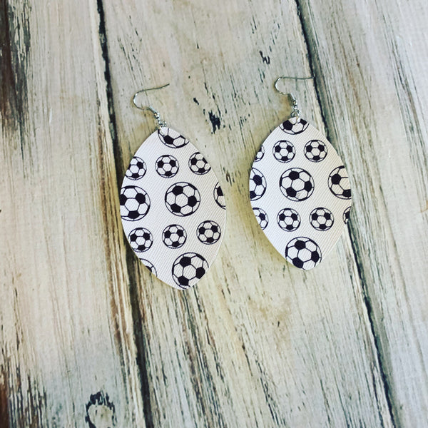 Soccer Earrings