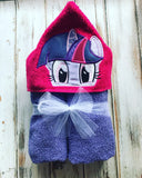 My Little Pony Twilight Unicorn Hooded Towel