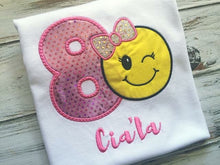 Girls emoji birthday shirt