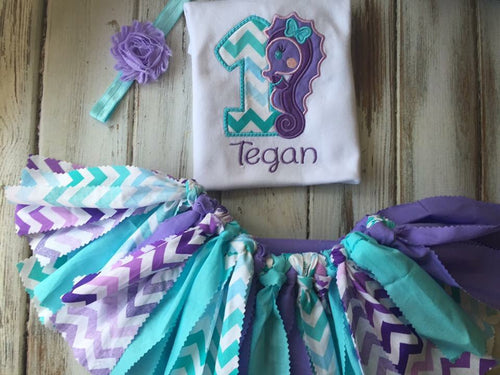 Sea Horse birthday outfit