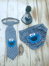 Cookie Monster smash cake outfit
