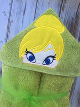 Tinker Bell Hooded Towel