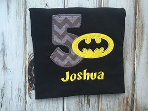 Bat man Birthday Shirt