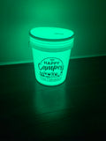 Happy Campers Bucket Decal – Personalized Vinyl Decal (9x9) | Add Your Family Name