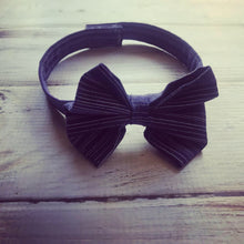 Blue striped Bow Tie