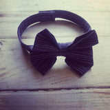 Blue striped Bow Tie