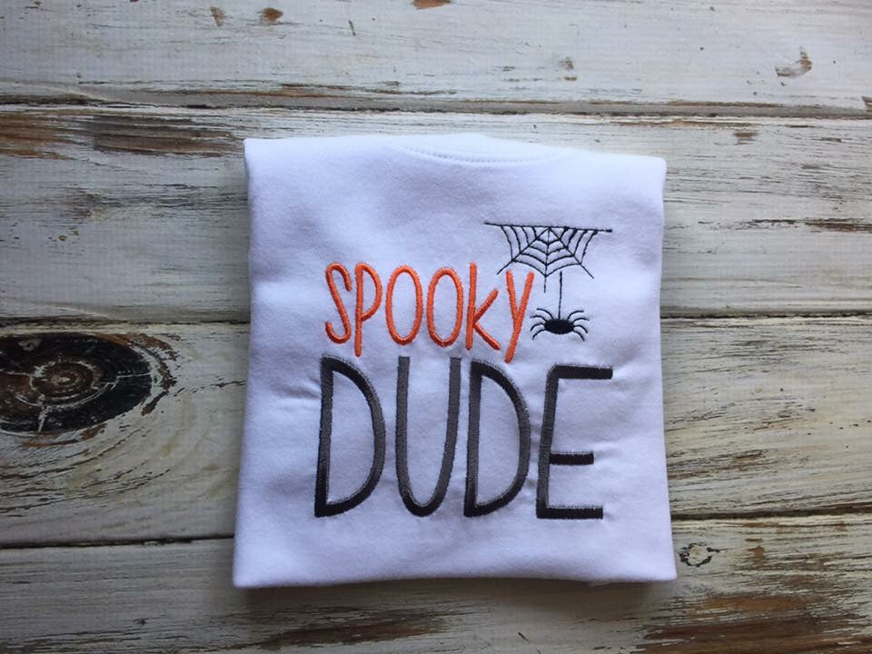 Spooky Dude shirt or onesie