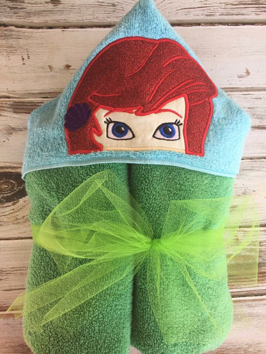 The Little Mermaid Hooded Towel