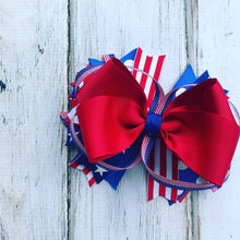 4th Of July Over the Top Bow
