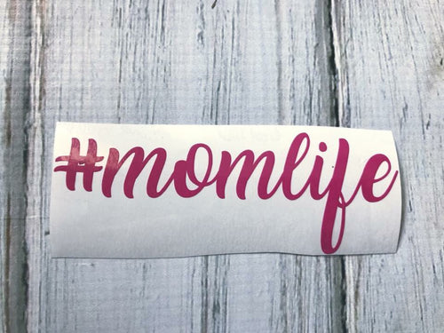 #momlife vinyl decal