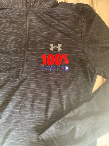 100% Hays Embroidered Logo
