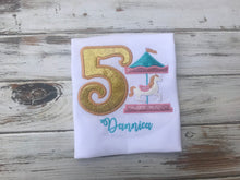 Carousel birthday shirt