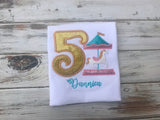 Carousel birthday shirt