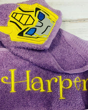 Robot Bumblebee Hooded Towel