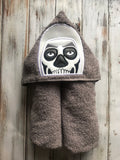 Fort Nite Skull Trooper Hooded Towel