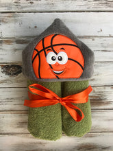 Basketball hooded towel