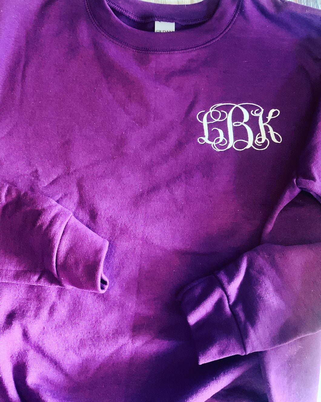 Monogrammed Sweatshirt