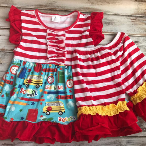 School print boutique outfit