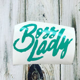 Boss Lady vinyl decal