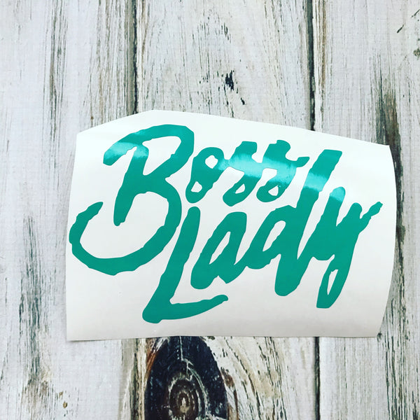 Boss Lady vinyl decal