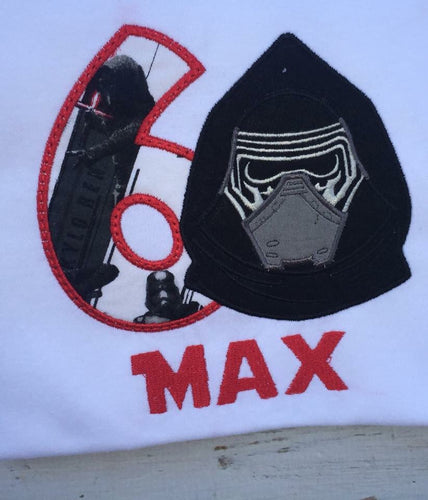 Kylo Ren birthday shirt
