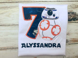 BB8 birthday shirt