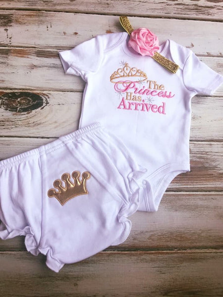 The princess has arrived Baby set