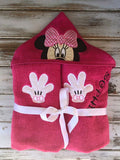 Minnie Mouse Hooded Towel