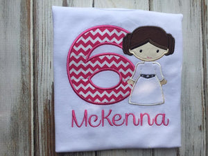 Princess Leia Birthday shirt