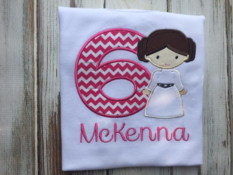 Princess Leia Birthday shirt