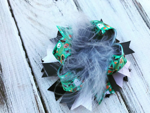 Halloween Over The Top Bow