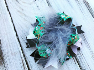 Halloween Over The Top Bow