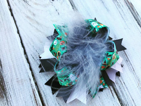 Halloween Over The Top Bow