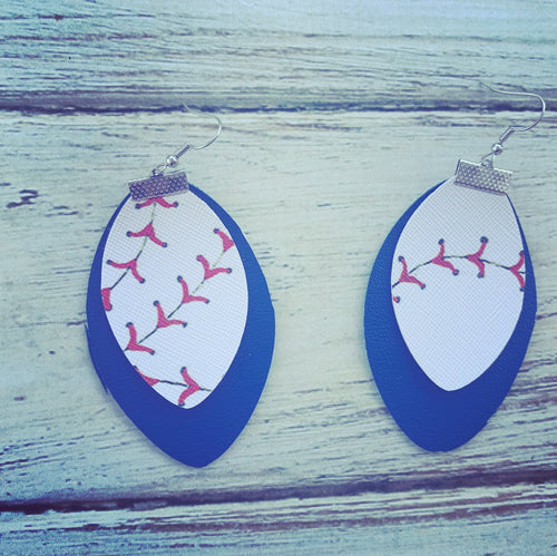 Baseball Earrings
