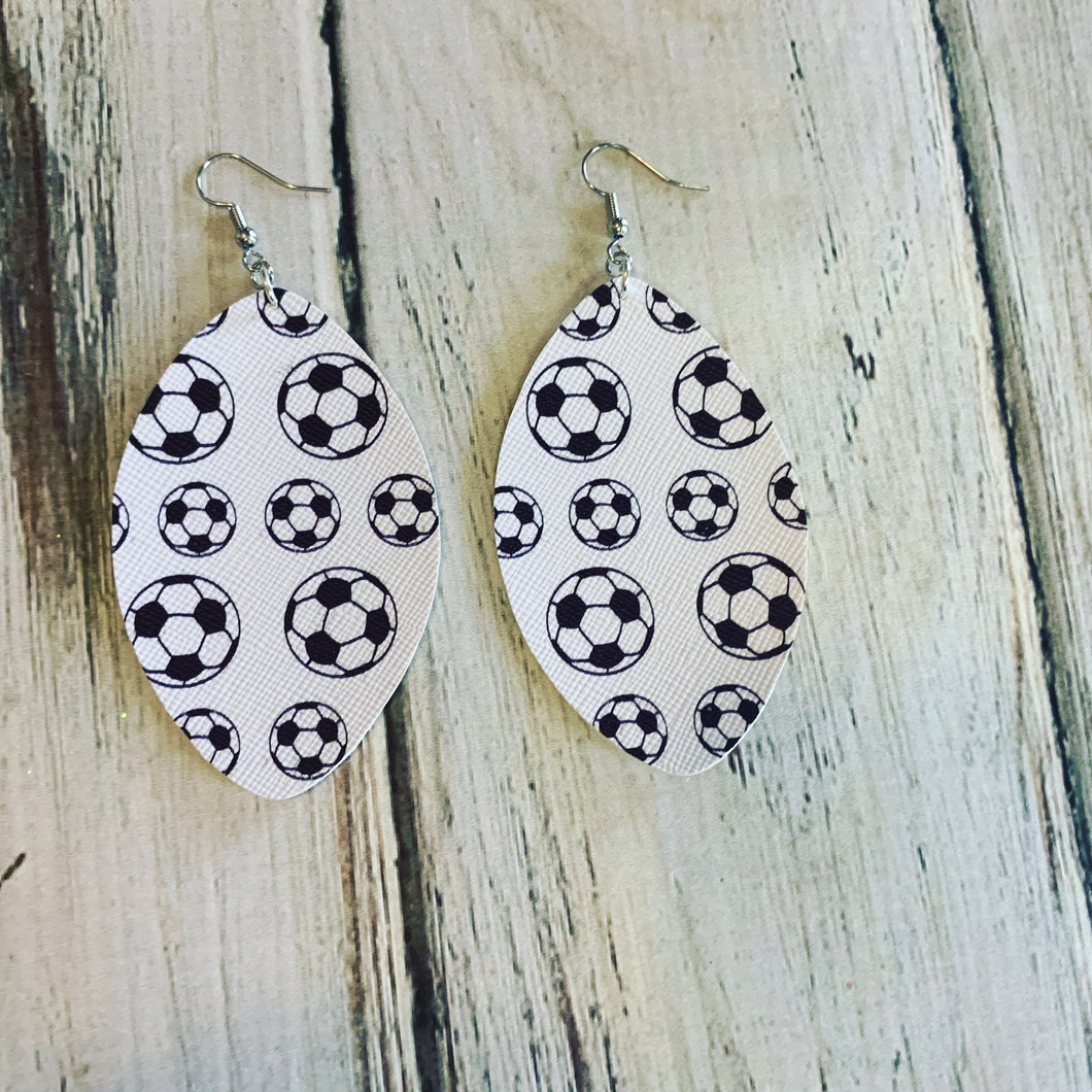 Soccer Earrings