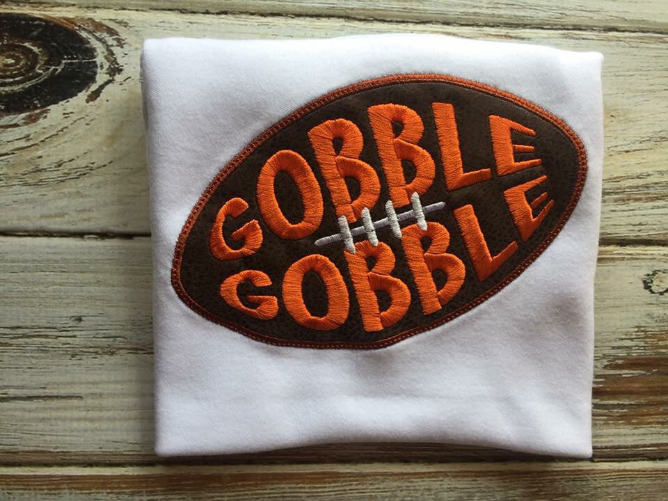 Gobble Gobble Football shirt or onesie