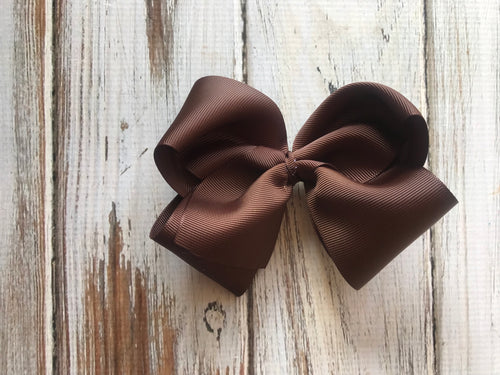 Brown medium bow