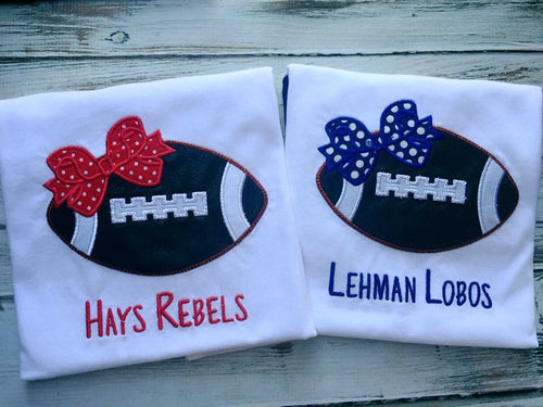 Girls Football shirt or onesie