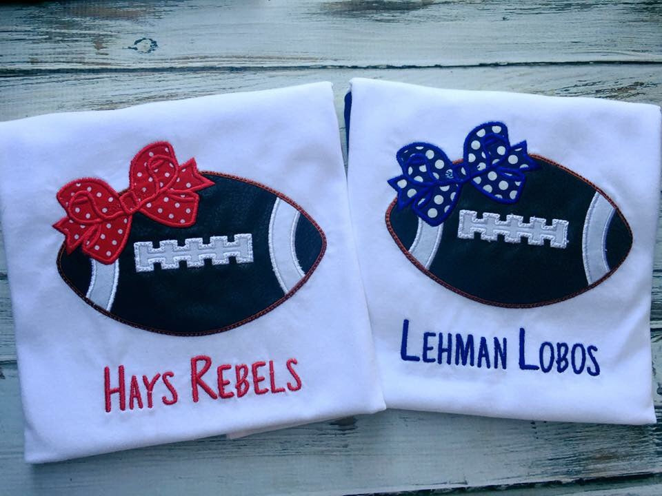 Girls Football shirt or onesie