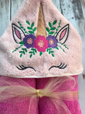Unicorn Hooded Towel