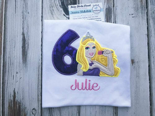 Rock star Doll birthday shirt