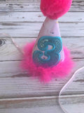 Unicorn birthday hat, party hat