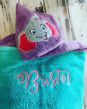 Elephant hooded towel