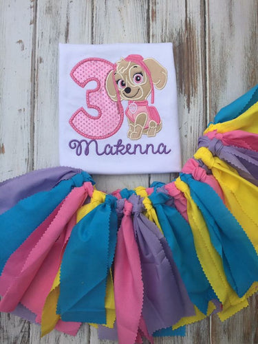 Paw patrol birthday outfit