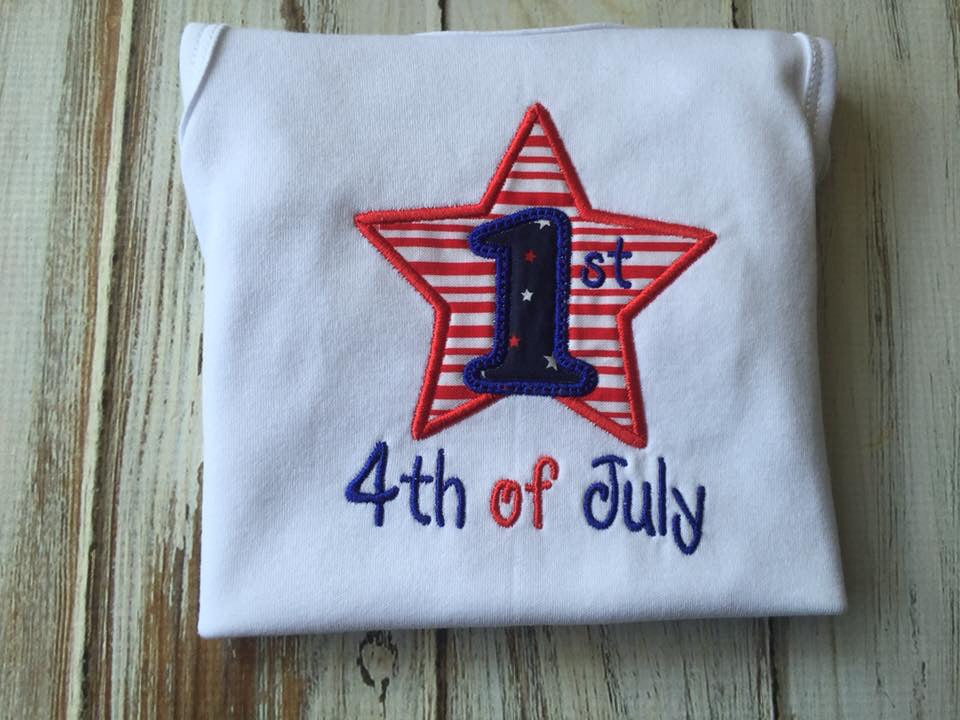 My 1st 4th of July Shirt or onesie
