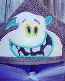 Small Foot Yeti Hooded Towel