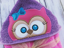 Owl Hooded Towel