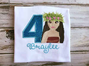 Moana birthday shirt, Moana birthday onesie